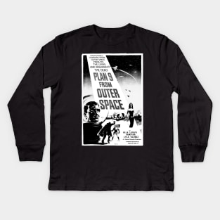 Plan 9 From Outer Space Kids Long Sleeve T-Shirt